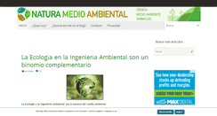 Desktop Screenshot of natura-medioambiental.com