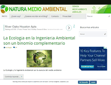 Tablet Screenshot of natura-medioambiental.com